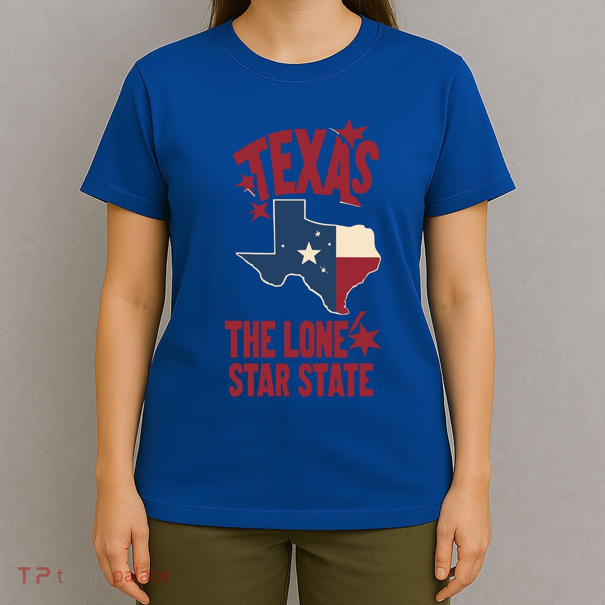 Texas The Lone Star State Gift Texas Map Cool Gift T-Shirt