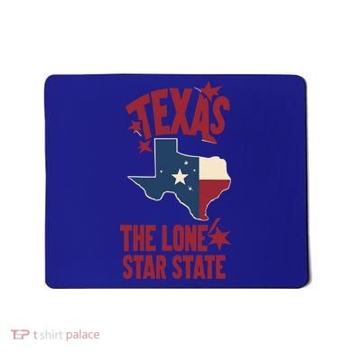 Texas The Lone Star State Gift Texas Map Cool Gift Mousepad