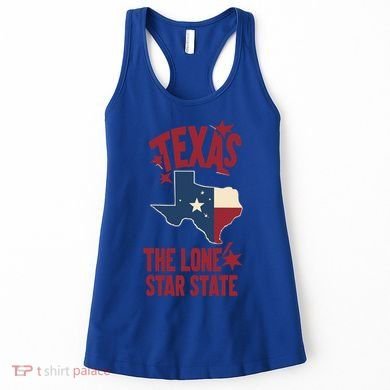 Texas The Lone Star State Gift Texas Map Cool Gift Women's Tank Top