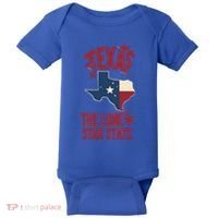 Texas The Lone Star State Gift Texas Map Cool Gift Baby Bodysuit thumb 0