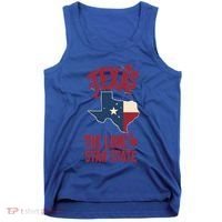 Texas The Lone Star State Gift Texas Map Cool Gift Tank Top thumb 0