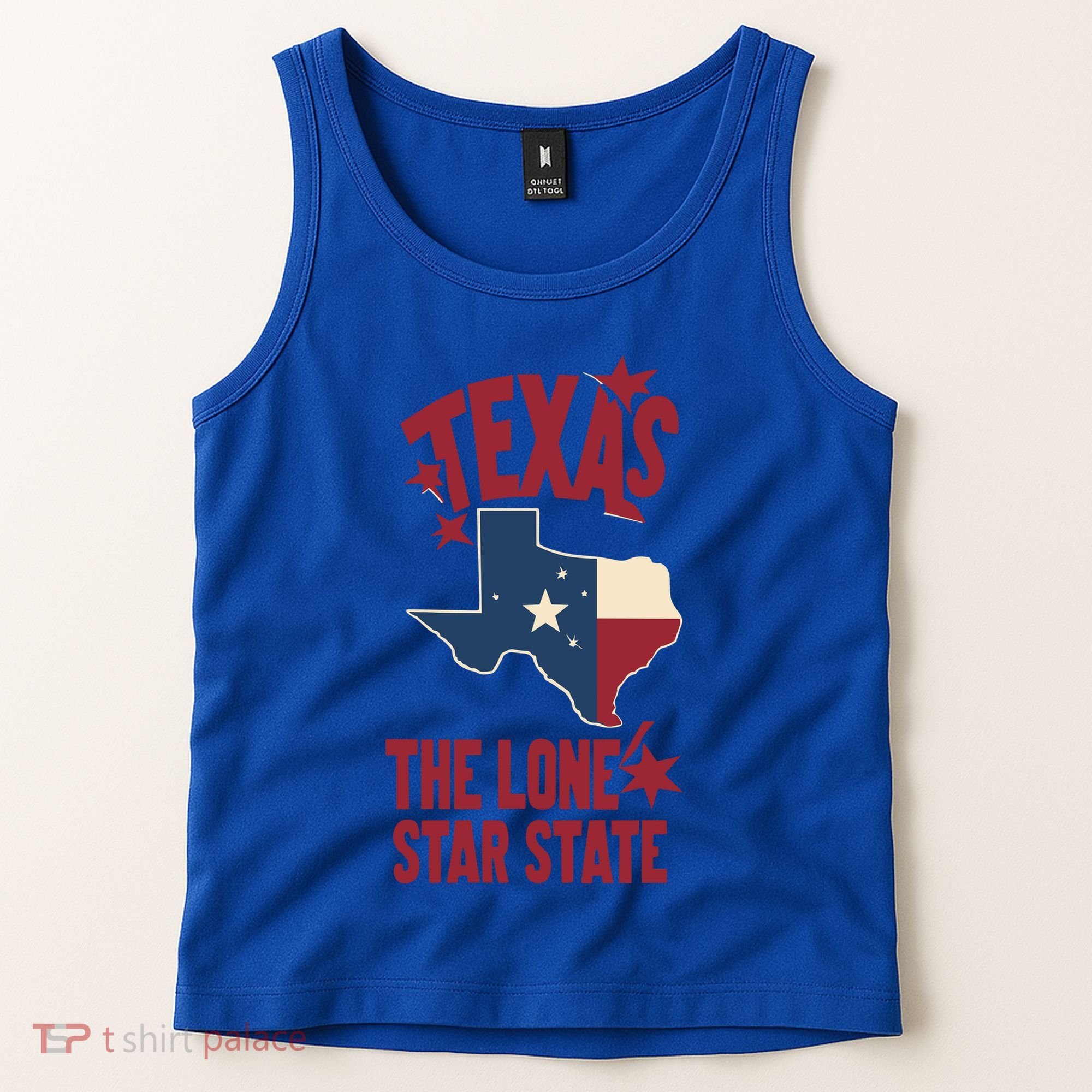 Texas The Lone Star State Gift Texas Map Cool Gift Tank Top