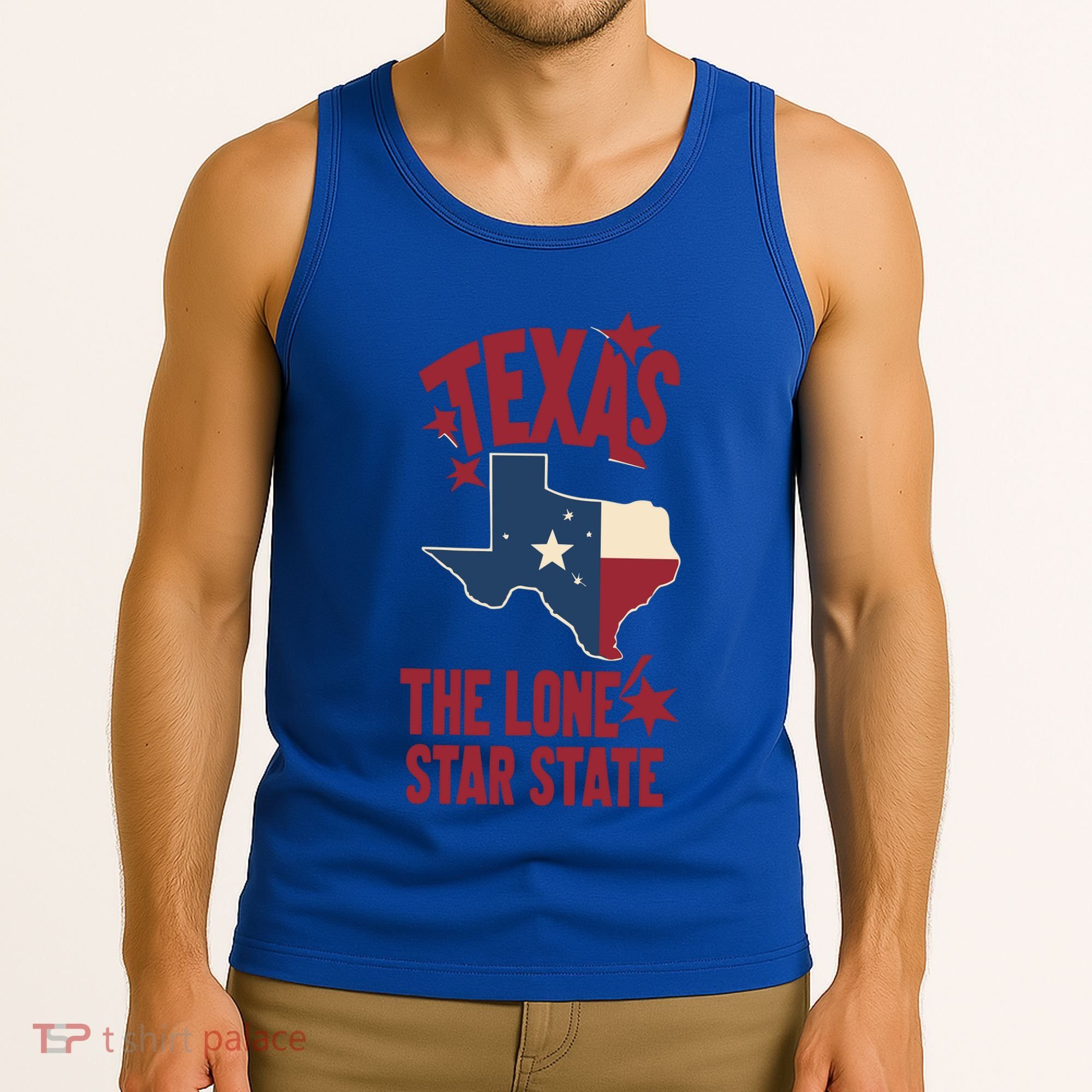 Texas The Lone Star State Gift Texas Map Cool Gift Tank Top