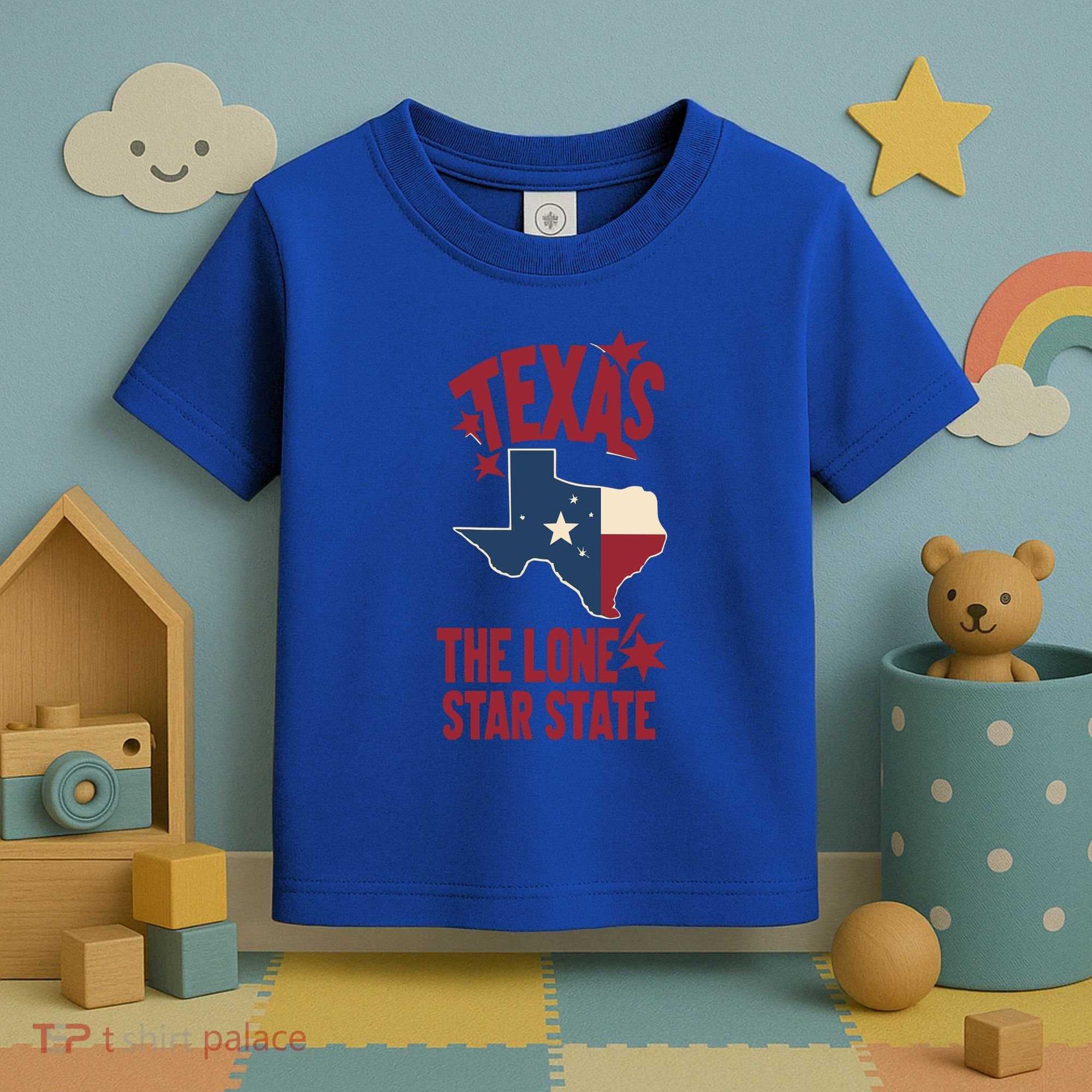 Texas The Lone Star State Gift Texas Map Cool Gift Toddler T-Shirt