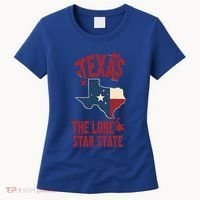 Texas The Lone Star State Gift Texas Map Cool Gift Women's T-Shirt thumb 0