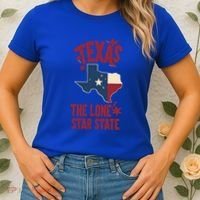 Texas The Lone Star State Gift Texas Map Cool Gift Women's T-Shirt thumb 2