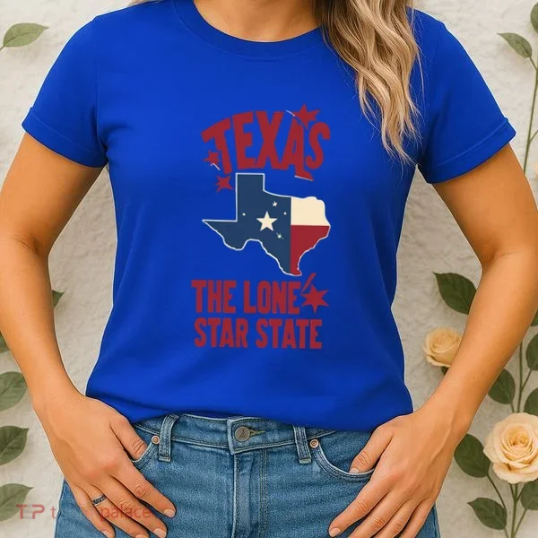 Texas The Lone Star State Gift Texas Map Cool Gift Women's T-Shirt