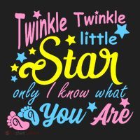 Twinkle Twinkle Little Star Only I Know What You Are Gender Tumbler thumb 3