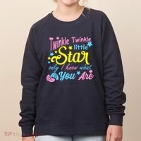 Twinkle Twinkle Little Star Only I Know What You Are Gender Women's Sweatshirt thumb 0