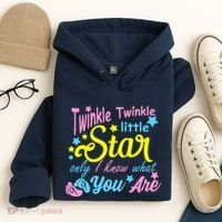 Twinkle Twinkle Little Star Only I Know What You Are Gender Hoodie thumb 4