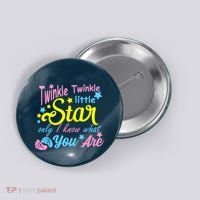 Twinkle Twinkle Little Star Only I Know What You Are Gender Button thumb 0