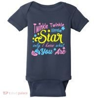 Twinkle Twinkle Little Star Only I Know What You Are Gender Baby Bodysuit thumb 0