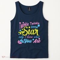 Twinkle Twinkle Little Star Only I Know What You Are Gender Tank Top thumb 2