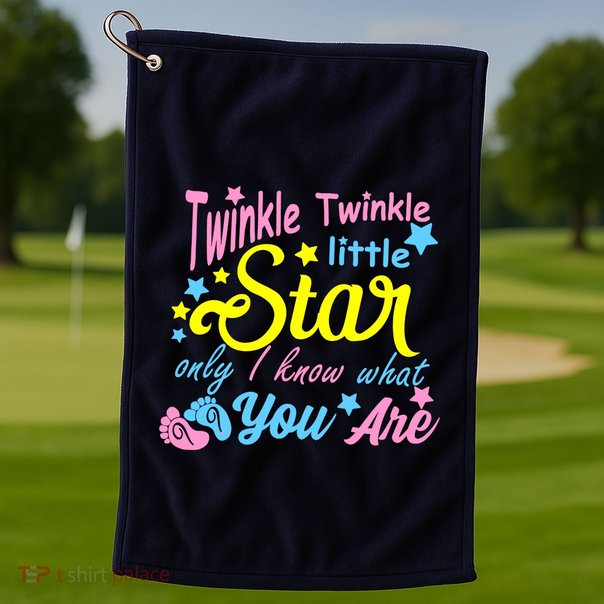 Twinkle Twinkle Little Star Only I Know What You Are Gender Golf Towel