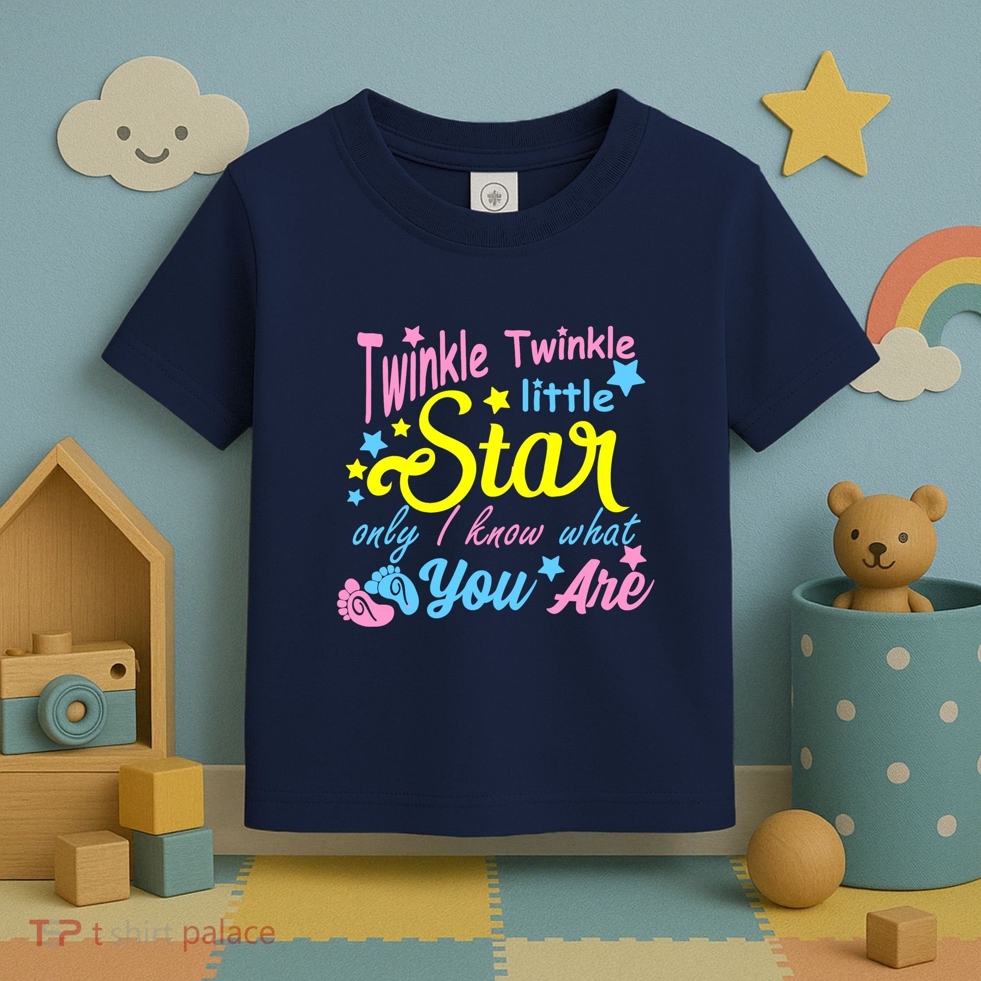 Twinkle Twinkle Little Star Only I Know What You Are Gender Toddler T-Shirt