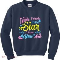 Twinkle Twinkle Little Star Only I Know What You Are Gender Kids Sweatshirt thumb 0