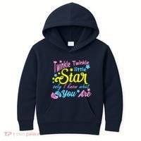 Twinkle Twinkle Little Star Only I Know What You Are Gender Kids Hoodie thumb 0