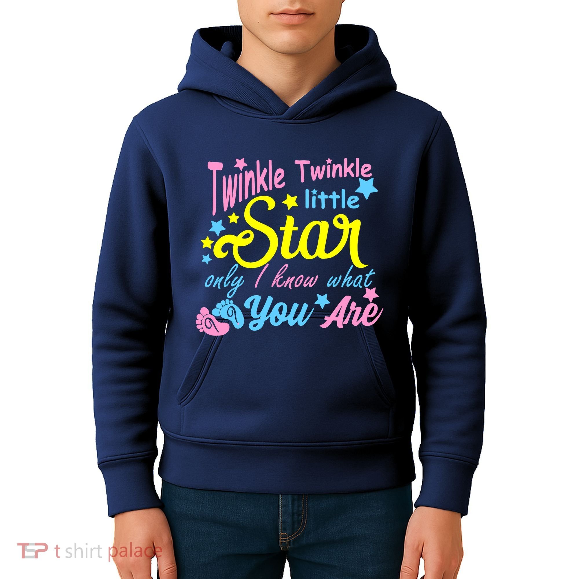 Twinkle Twinkle Little Star Only I Know What You Are Gender Kids Hoodie