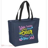 Twinkle Twinkle Little Star Only I Know What You Are Gender Tote Bag thumb 2