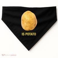 Funny Is Potato USA-Made Doggie Bandana thumb 0