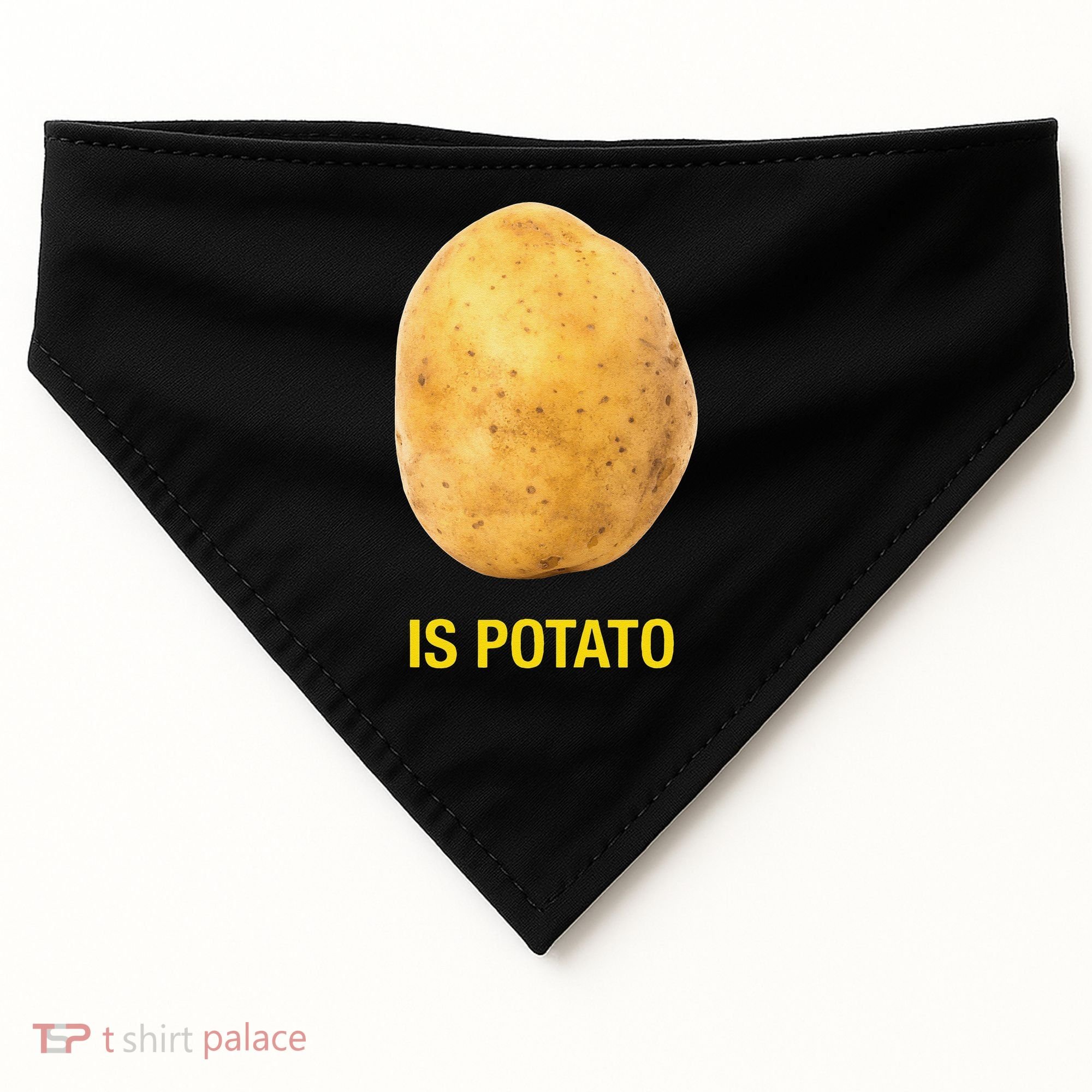 Funny Is Potato USA-Made Doggie Bandana
