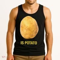 Funny Is Potato Tank Top thumb 3