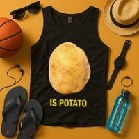 Funny Is Potato Tank Top thumb 4
