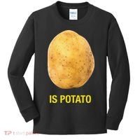 Funny Is Potato Kids Long Sleeve Shirt thumb 0