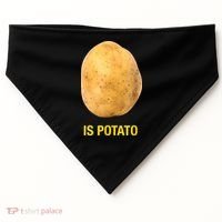 Trendy TV Show Is Potato USA-Made Doggie Bandana thumb 0