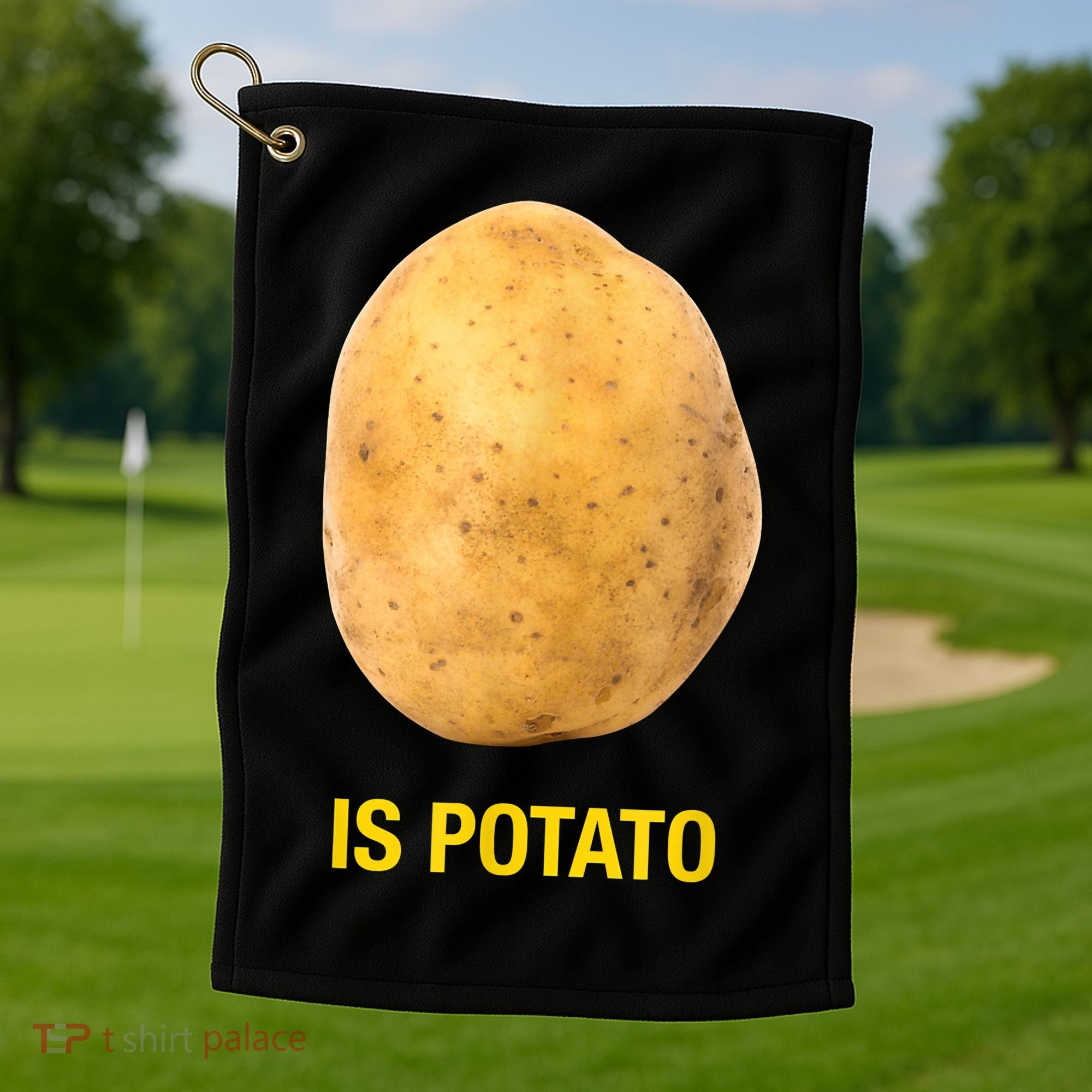 Trendy TV Show Is Potato Golf Towel