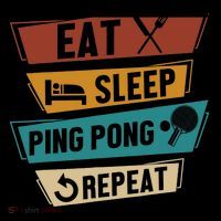 Table Tennis Lover Eat Sleep Ping Pong Repeat Coffee Mug thumb 5