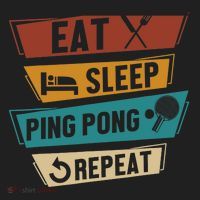 Table Tennis Lover Eat Sleep Ping Pong Repeat Tumbler thumb 3