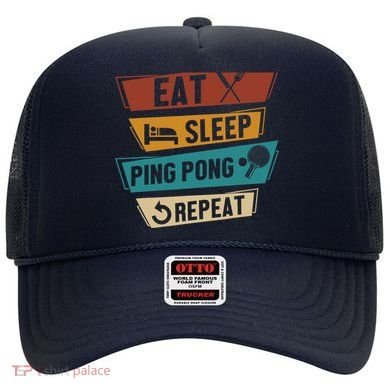 Table Tennis Lover Eat Sleep Ping Pong Repeat Hat