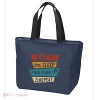 Table Tennis Lover Eat Sleep Ping Pong Repeat Tote Bag thumb 3