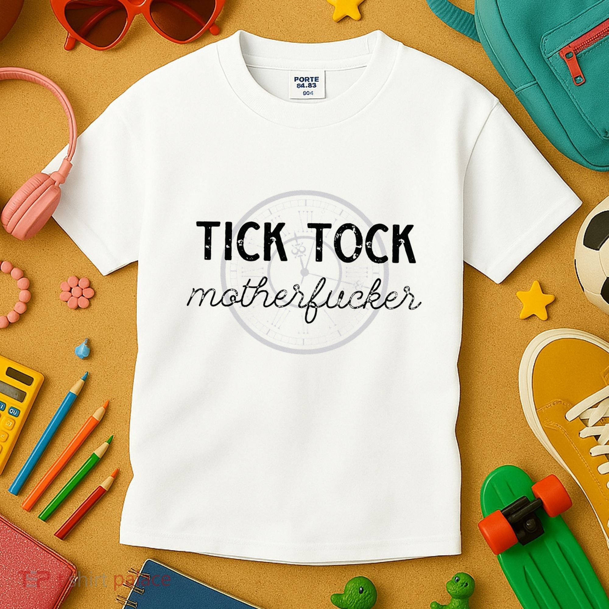 Tick Tock Motherfucker Kids T-Shirt