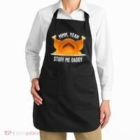 Thanksgiving Turkey Mmm Yeah Stuff Me Daddy Sexy Funny Apron thumb 2
