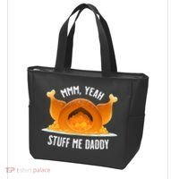 Thanksgiving Turkey Mmm Yeah Stuff Me Daddy Sexy Funny Tote Bag thumb 3