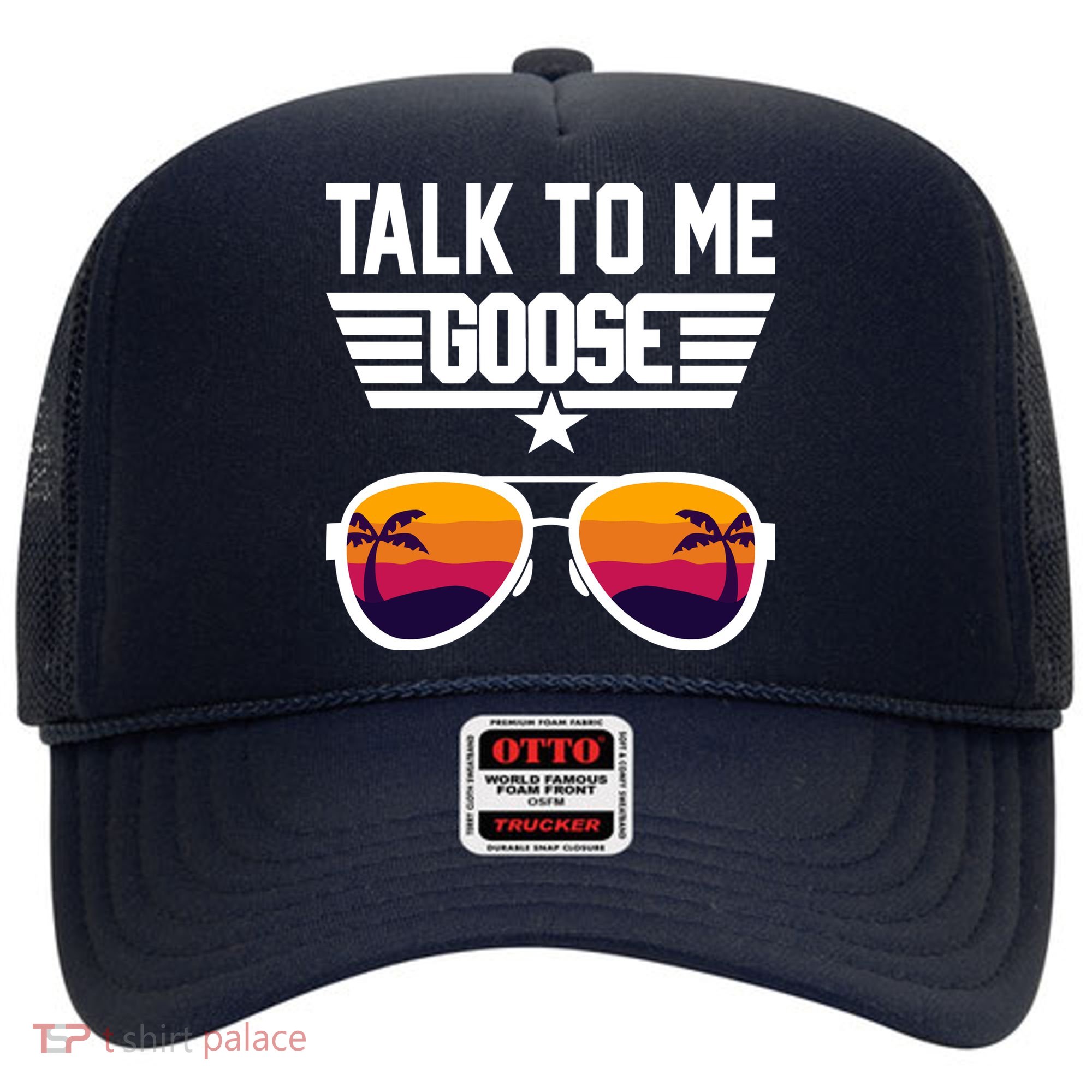 TALK TO ME GOOSE Sunglasses Hawaiian Trees Print Women T Shirt Summer Harajuku Hat