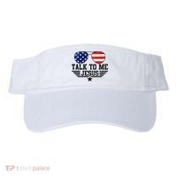 Talk To Me Jesus Glasses Usa Flag Visor thumb 0