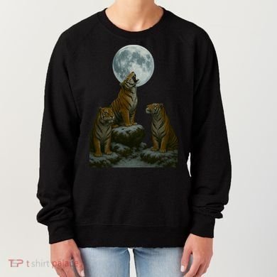 Three Tigers Moon Women's Sweatshirt