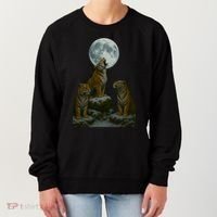 Three Tigers Moon Women's Sweatshirt thumb 0