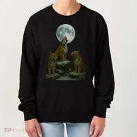 Three Tigers Moon Women's Sweatshirt thumb 0