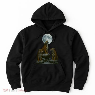 Three Tigers Moon Hoodie