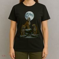 Three Tigers Moon T-Shirt thumb 4