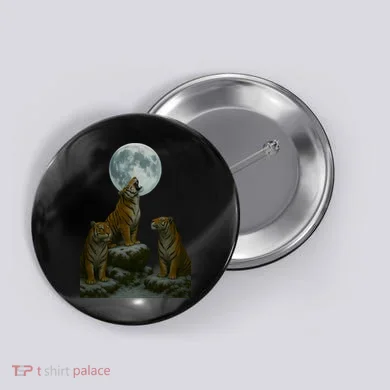 Three Tigers Moon Button