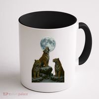 Three Tigers Moon Coffee Mug thumb 1