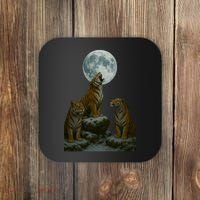 Three Tigers Moon Coaster thumb 0