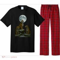 Three Tigers Moon Pajama Set thumb 0