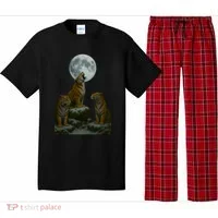 Three Tigers Moon Pajama Set thumb 0