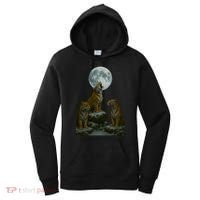 Three Tigers Moon Women's Hoodie thumb 0